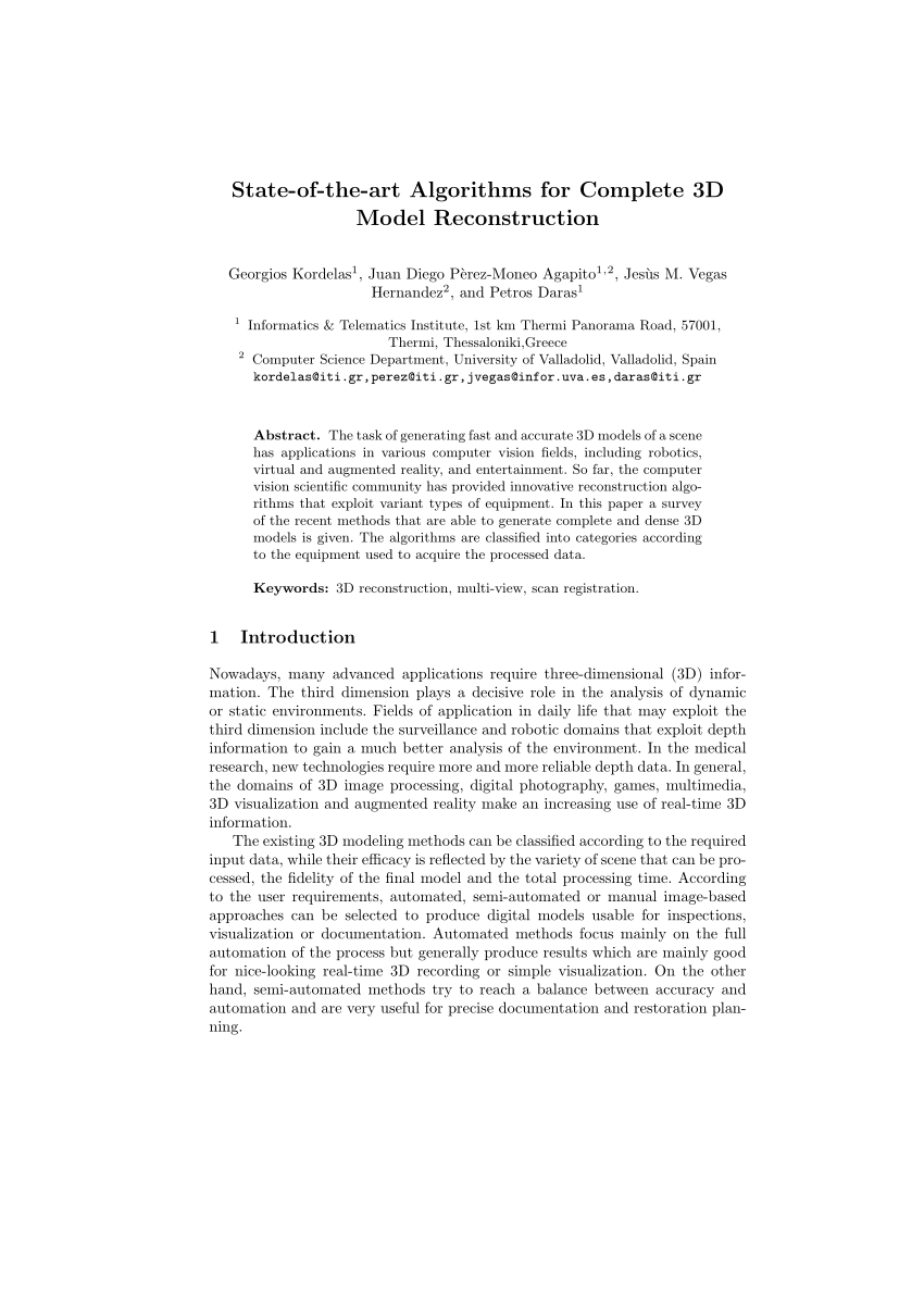 Applying The Disparity Gradient Principle In A Volumetric - 