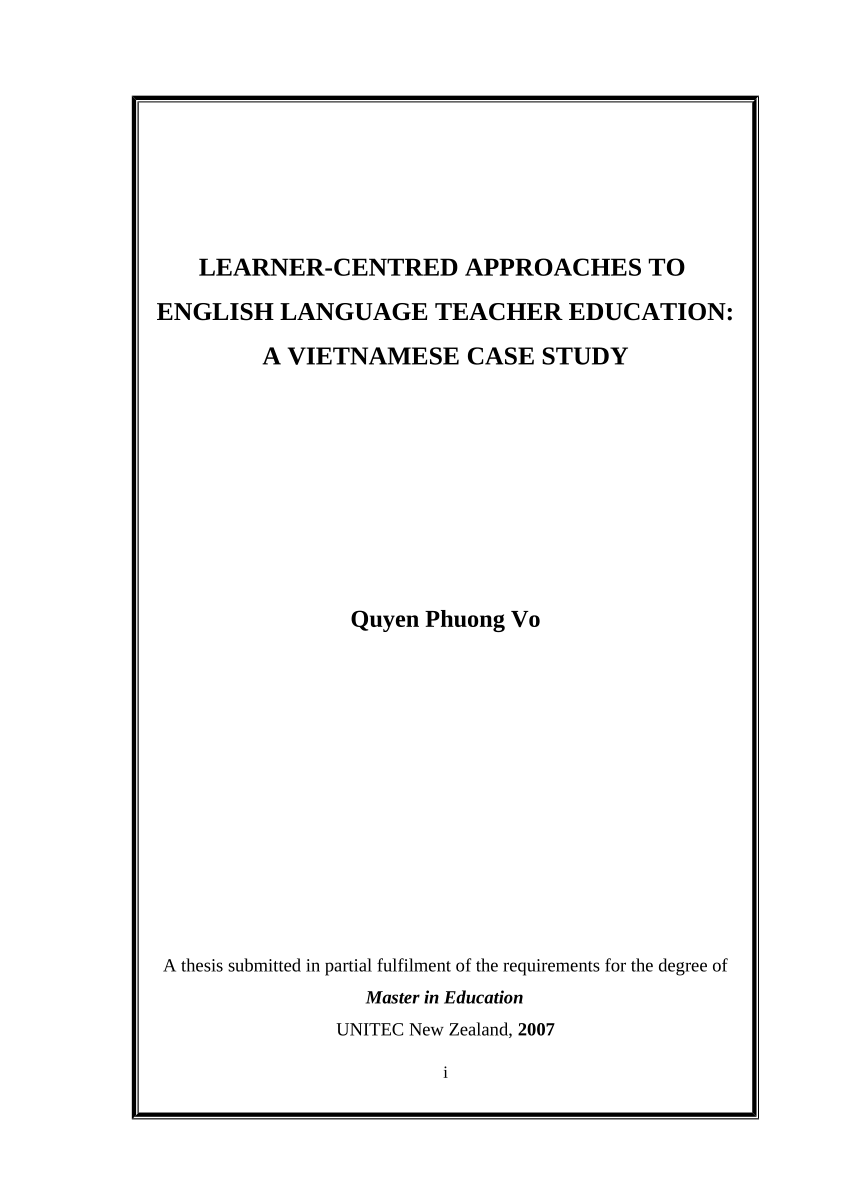 master thesis in english language teaching pdf