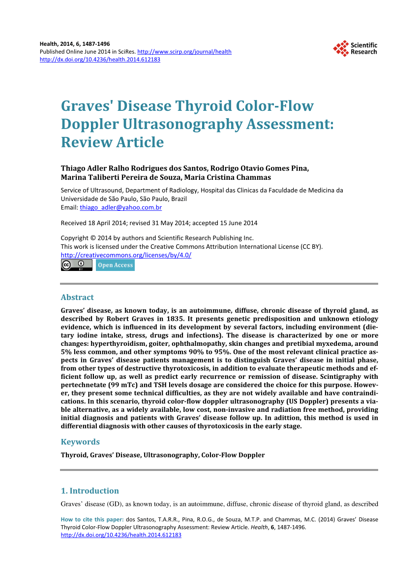 graves disease research paper