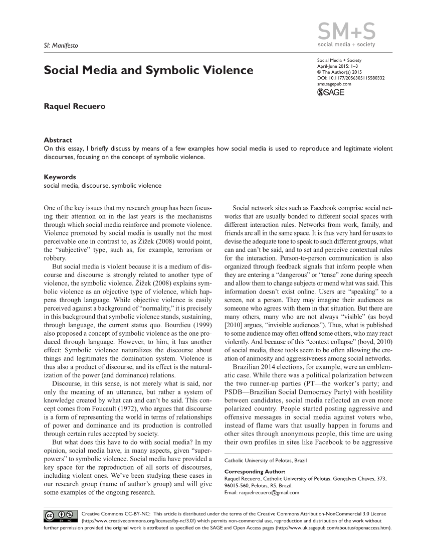 Media essay social