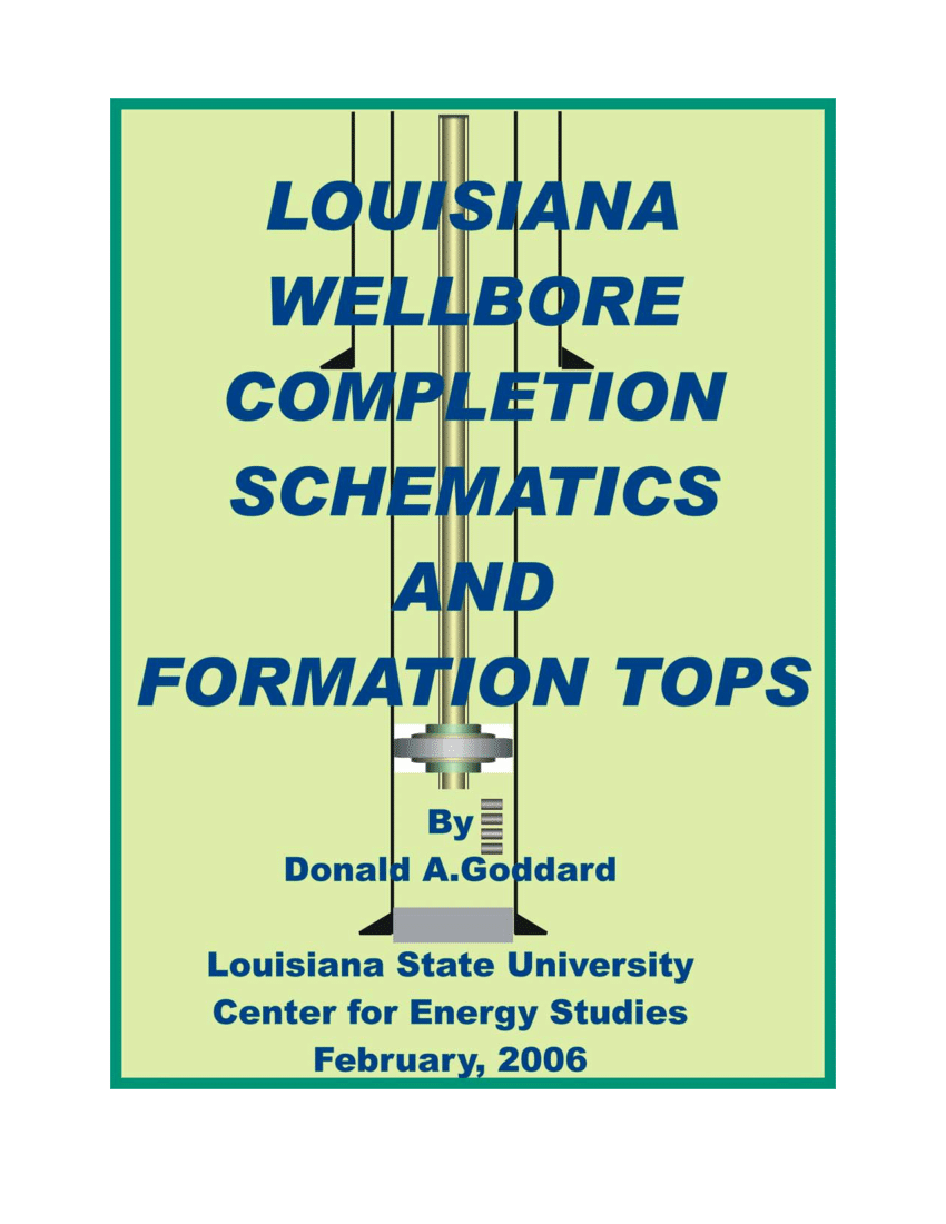 (PDF) Louisiana Wellbore Completion Schematics and Formation Tops