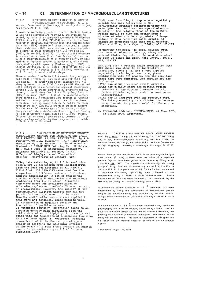 Pdf Crystal Structure Of Bence Jones Protein Pav