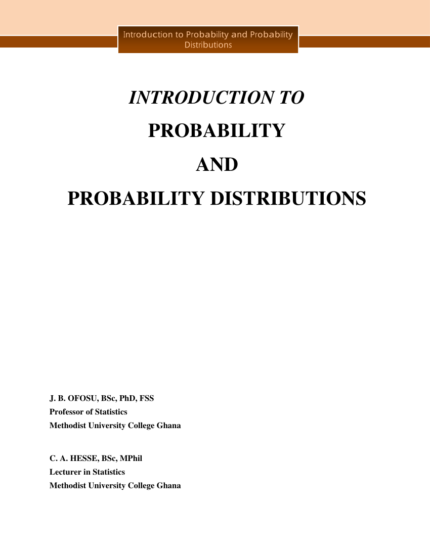 probability distribution research papers