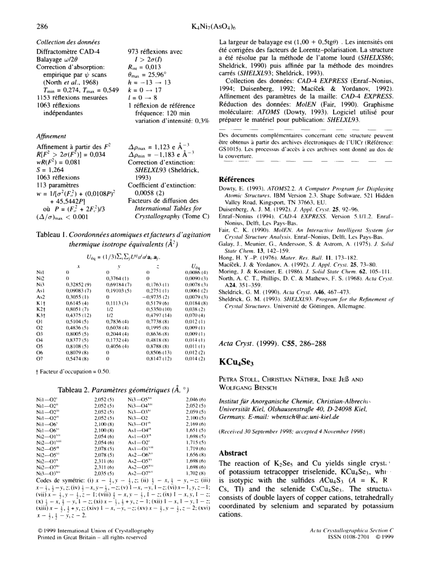(PDF) KCu 4 Se 3