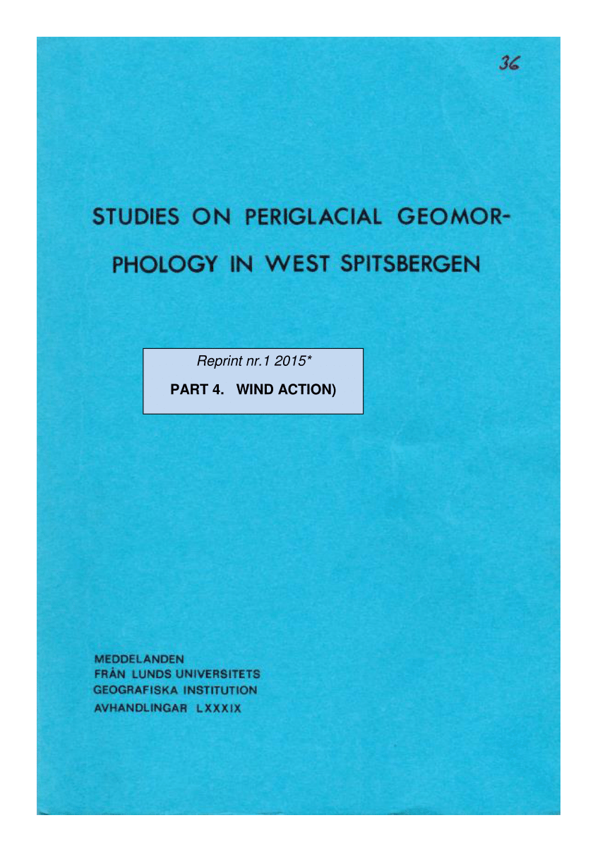Phd thesis on geomorphology