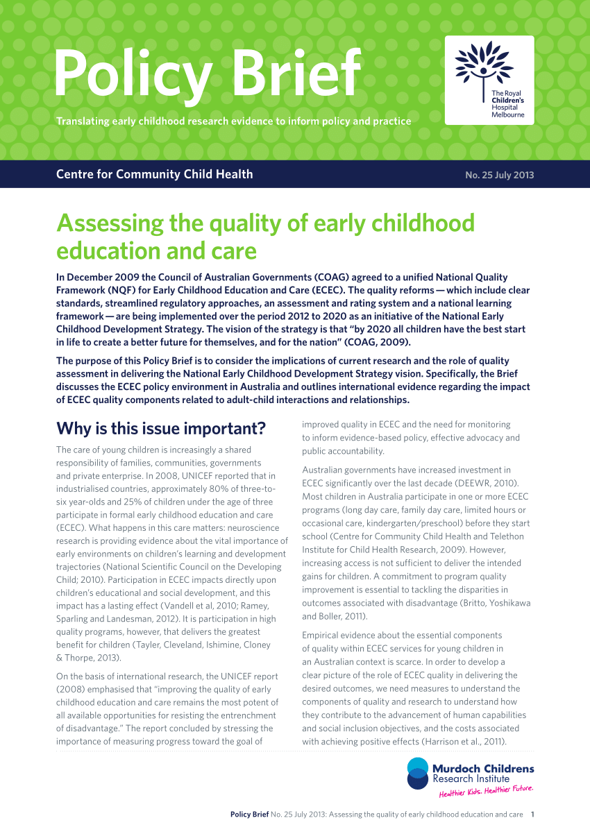 argumentative essay on child care