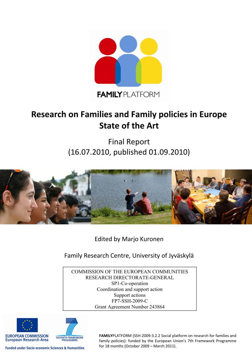 PDF) Research on Families and Family policies in Europe State of ...