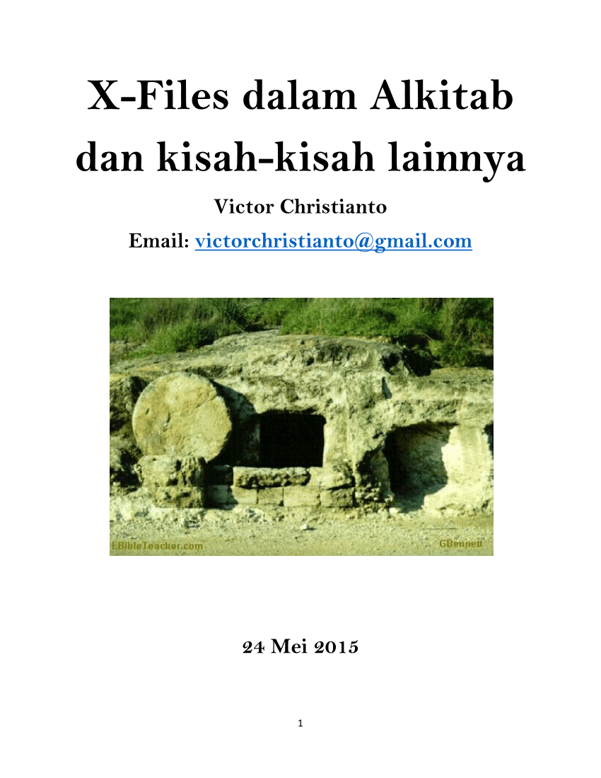 PDF X Files Dalam Alkitab Dan Kisah Kisah Lainnya In Bahasa Indonesia