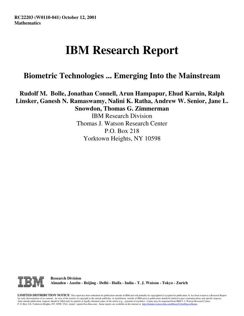 PDF) IBM Research Airline Industry Refocus Task Force