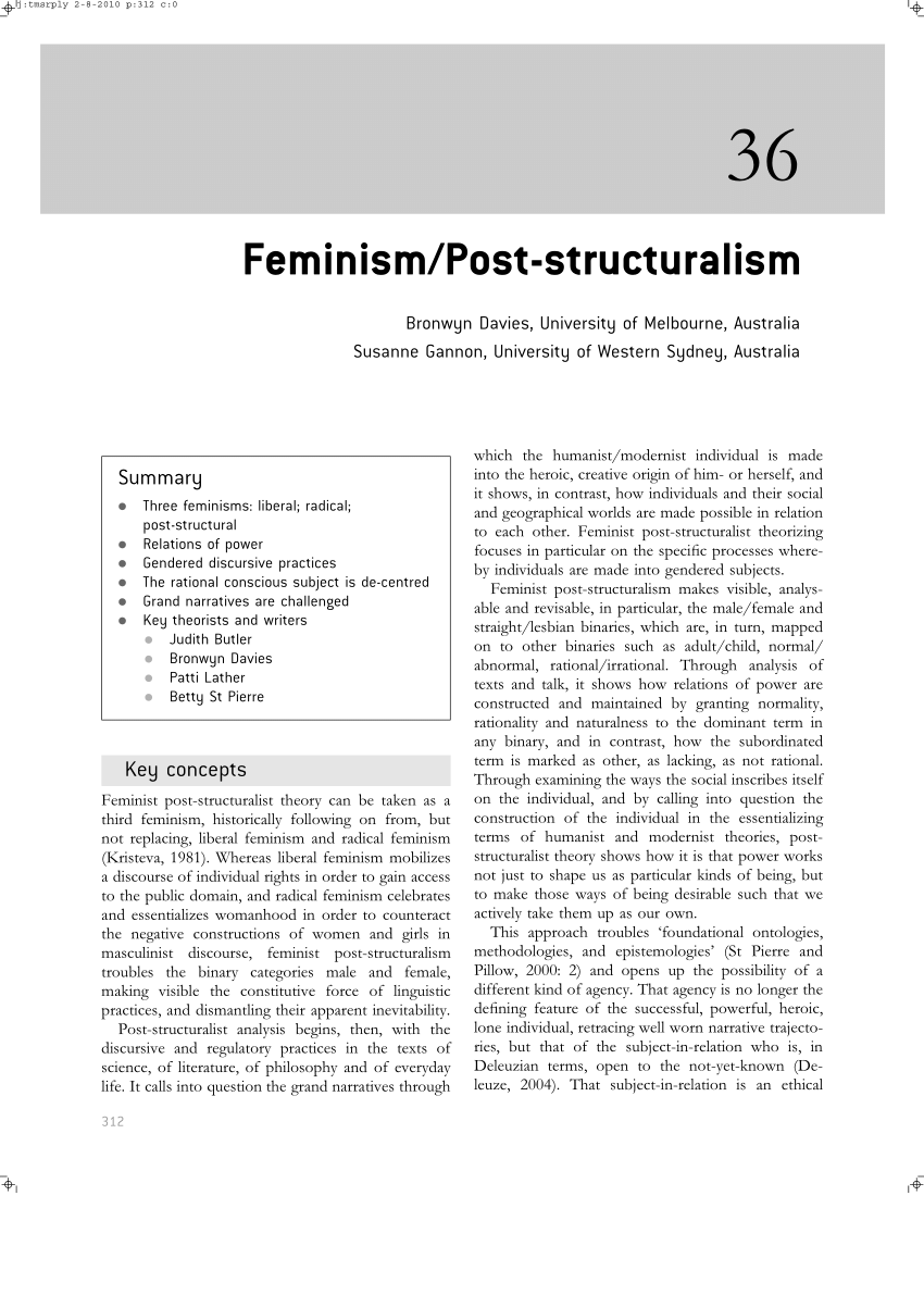 postmodern feminism definition