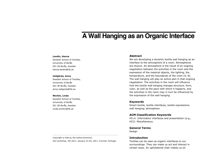 What is a Wall Hanging?