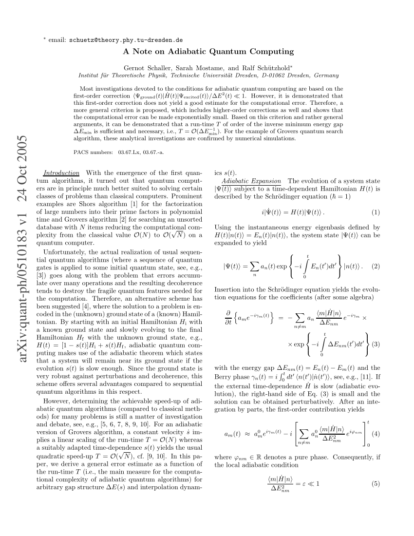 research paper on quantum computing