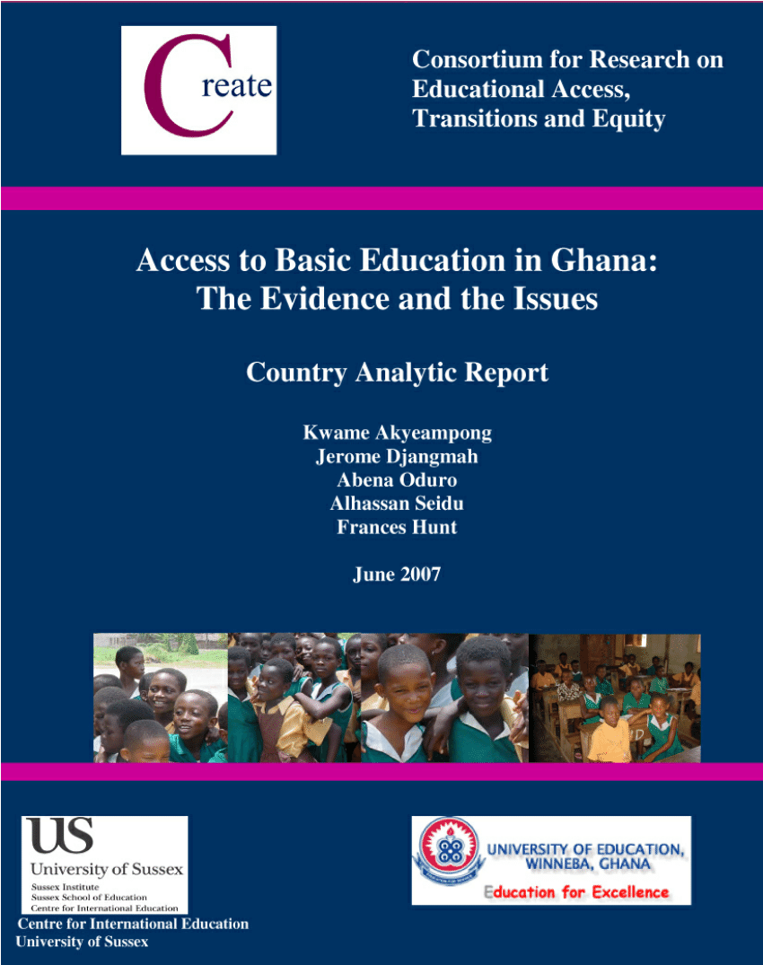 challenges of education in ghana pdf