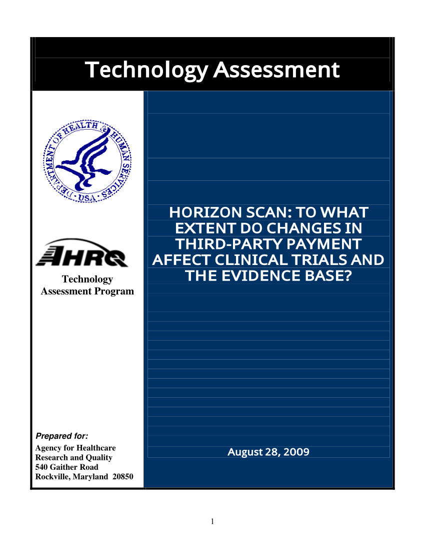 PDF) Horizon Scan: To What Extent Do Changes in Third-Party ...