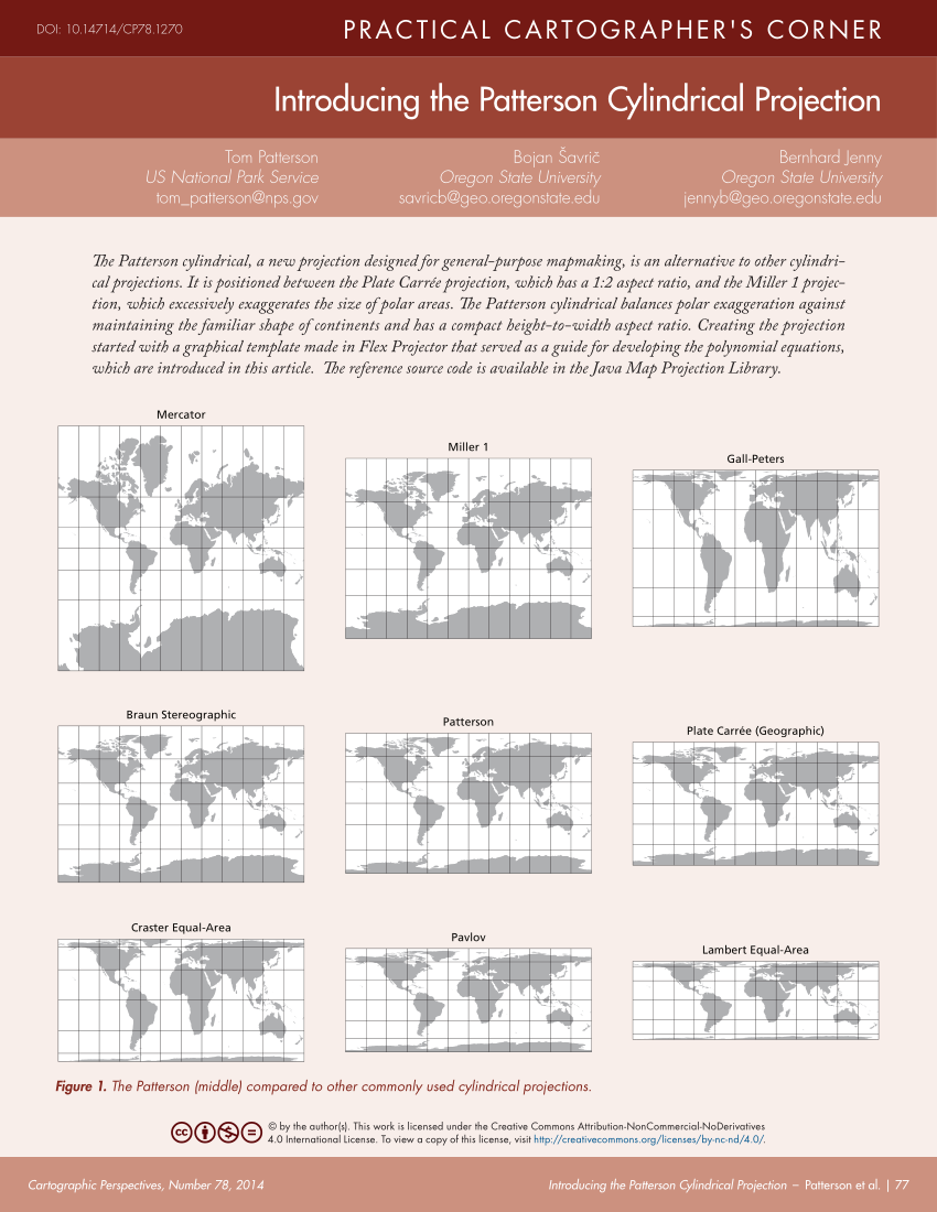 miller cylindrical projection