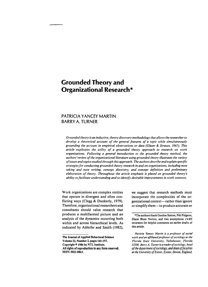grounded theory