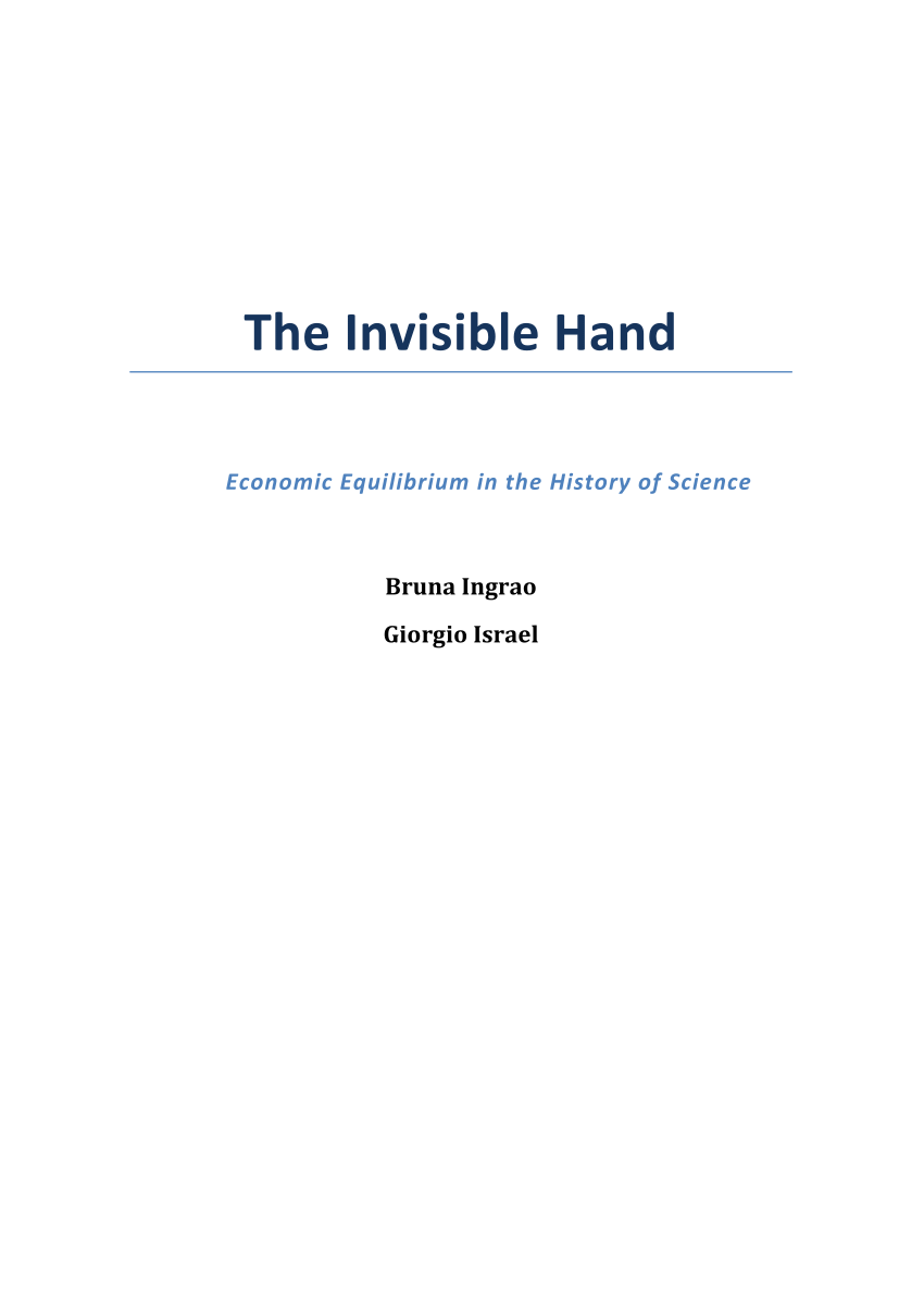 invisible hand economics