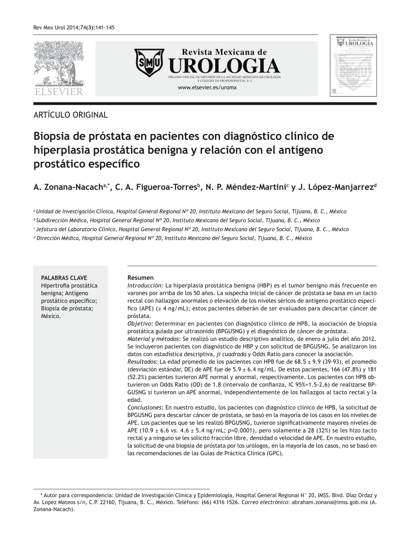 hiperplasia prostática benigna pdf artículo de revisión nebido în tratamentul prostatitei