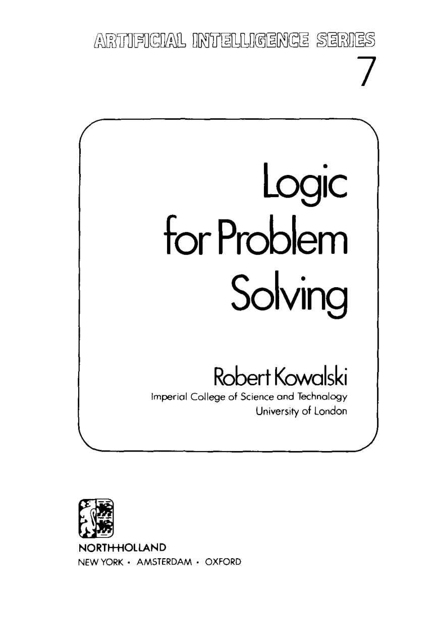 logic of problem solving