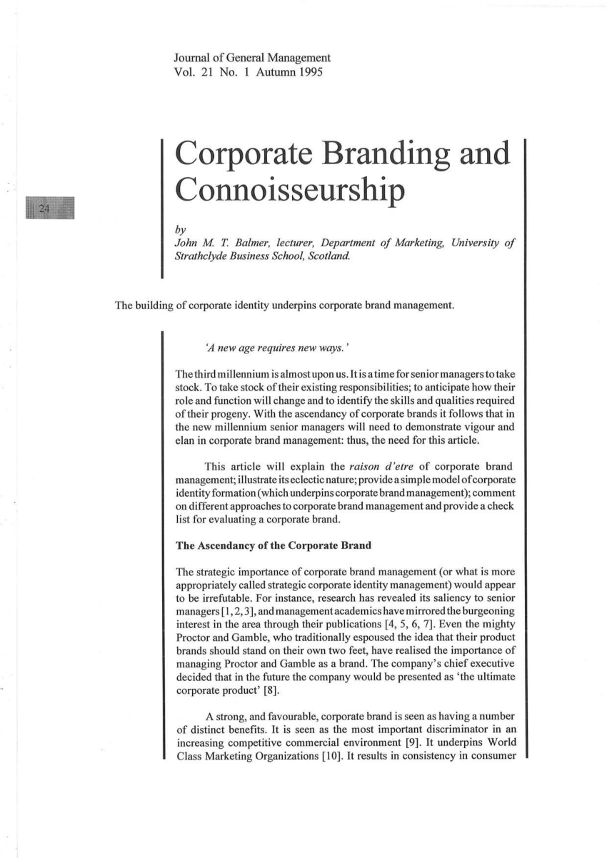 thesis on branding pdf