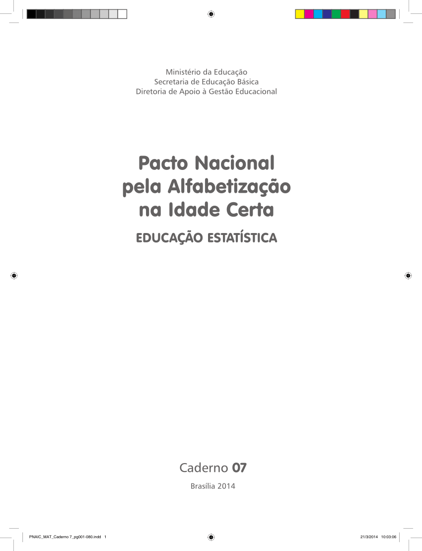 PDF) O Pacto Nacional Para a Alfabetização Na Idade Certa Como