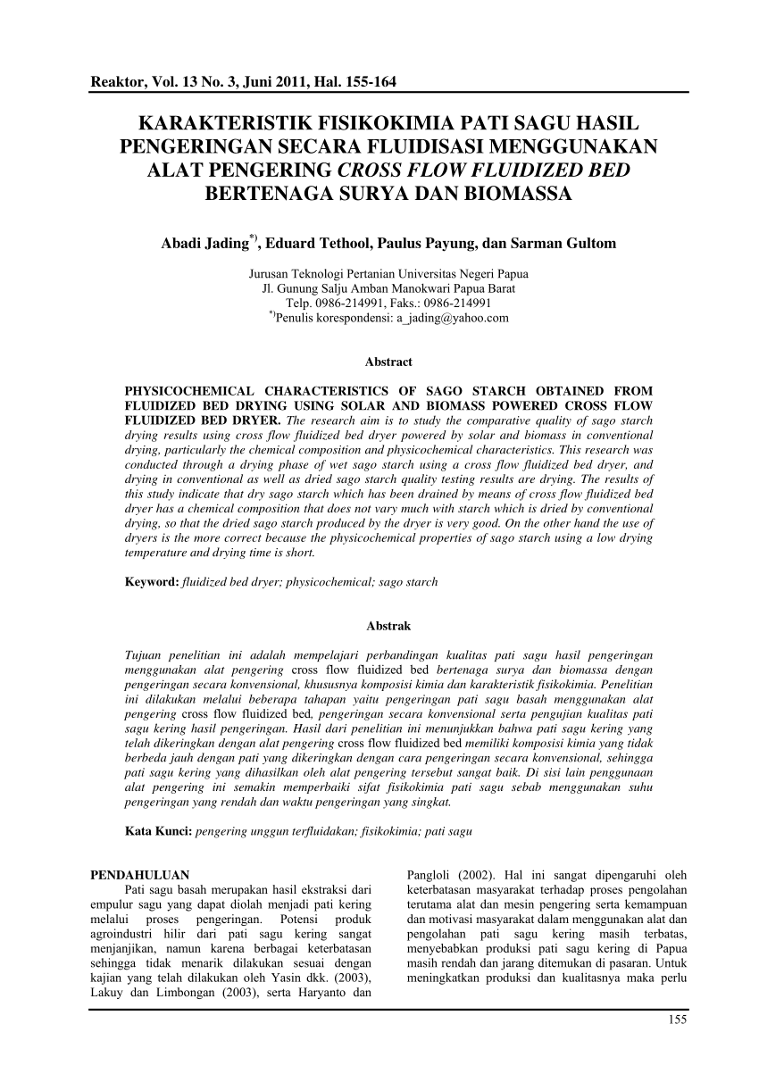 PDF KARAKTERISTIK FISIKOKIMIA PATI SAGU HASIL