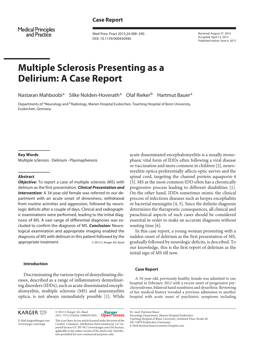 patient case study multiple sclerosis
