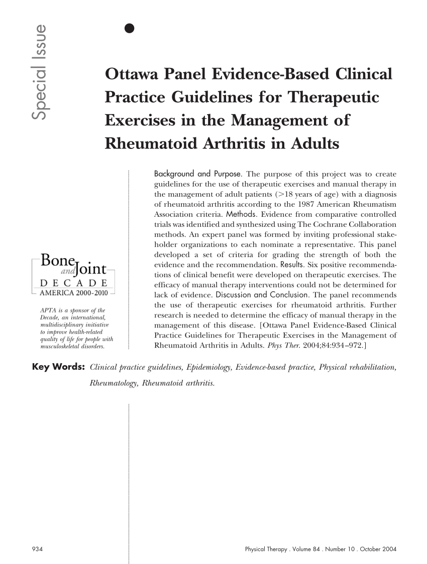 PDF) Ottawa Panel Evidence-Based Clinical Practice Guidelines for ...