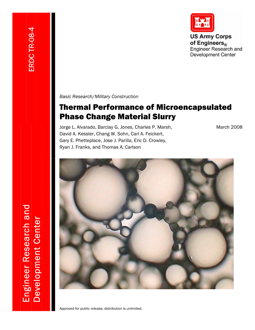 PDF) Thermal Performance of Microencapsulated Phase Change ...