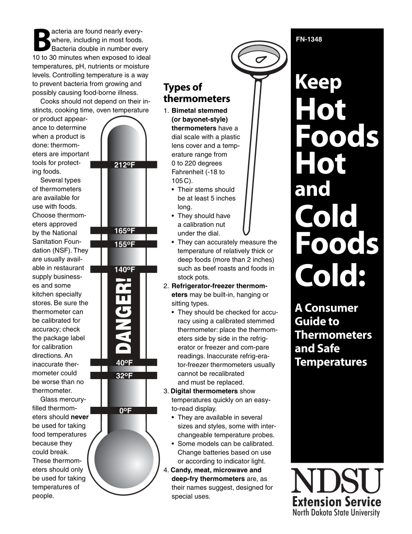 Food Service Thermometry Guide