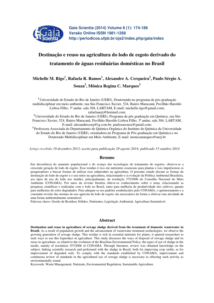 PDF) Composto de lodo de esgoto para o cultivo inicial de eucalipto