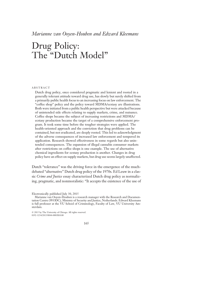drug use and crime essay