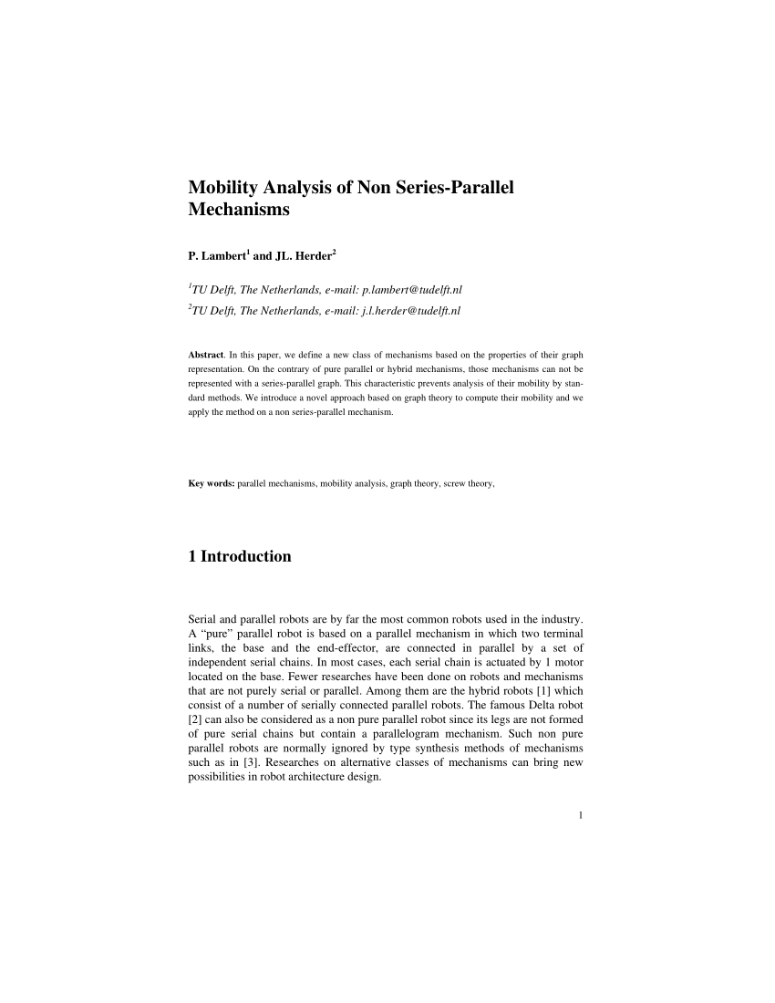 pdf-mobility-analysis-of-non-series-parallel-mechanisms