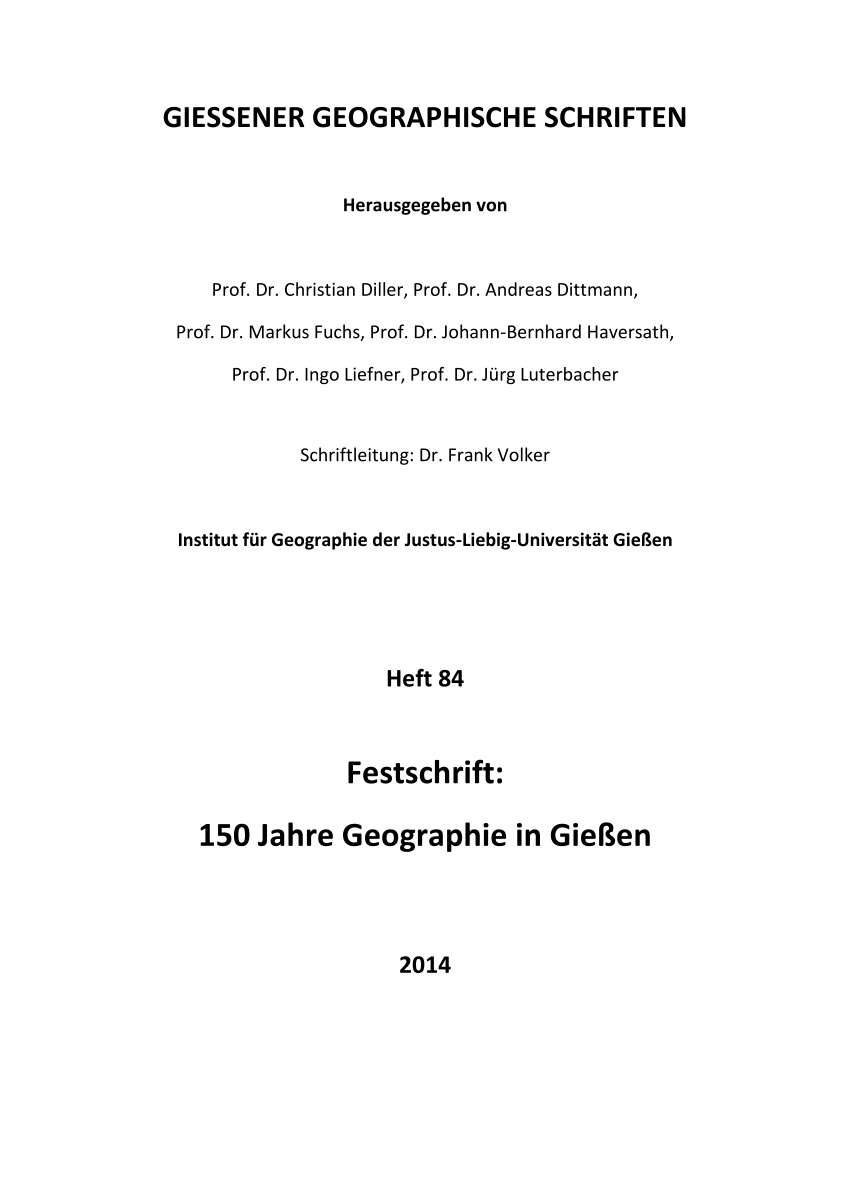 PDF Klimawandel Gießens seit Mitte des 19 Jahrhunderts und Auswirkungen auf Pflanzenwelt