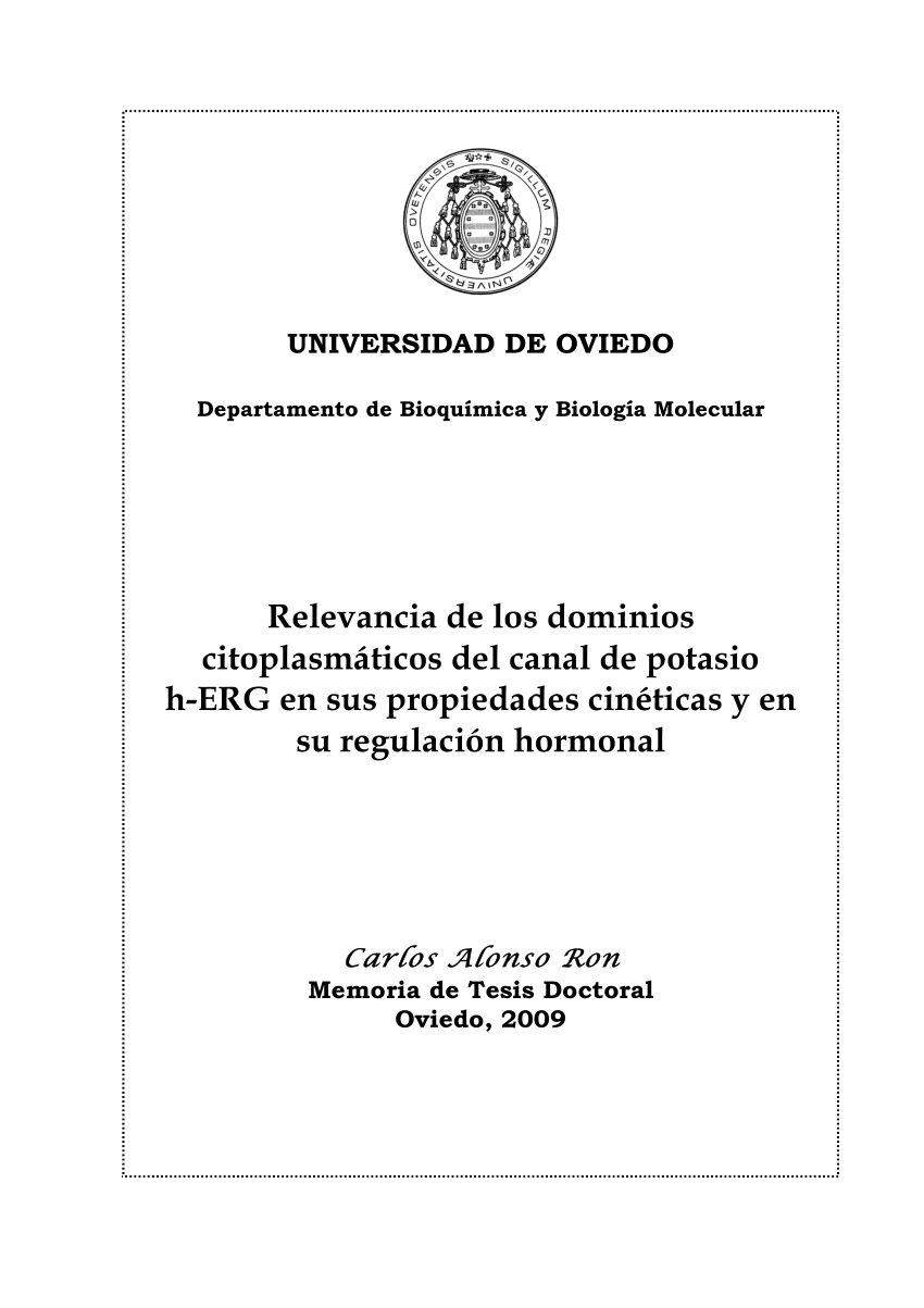 thesis in spanish