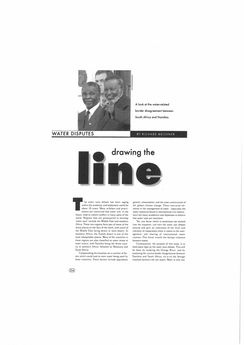 (PDF) Drawing the line