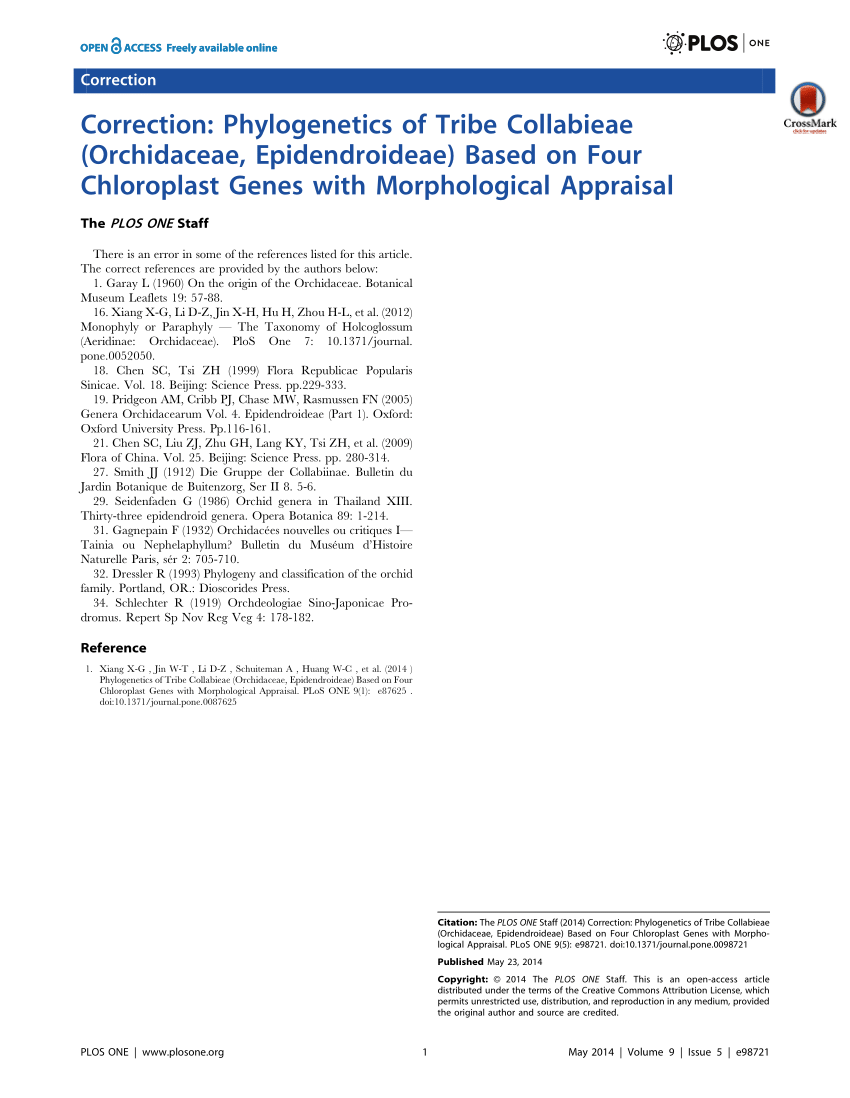 Pdf Phylogenetics Of Tribe Collabieae Orchidaceae Epidendroideae Based On Four Chloroplast Genes With Morphological Appraisal Vol 9 E 14