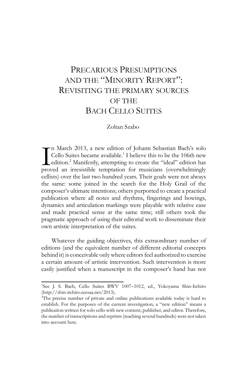 PDF) Precarious presumptions and the 