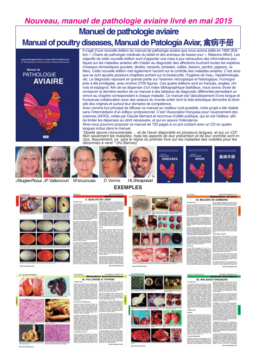 manuel de pathologie aviaire pdf