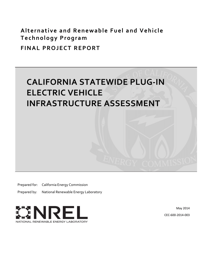 (PDF) California Statewide PlugIn Electric Vehicle Infrastructure