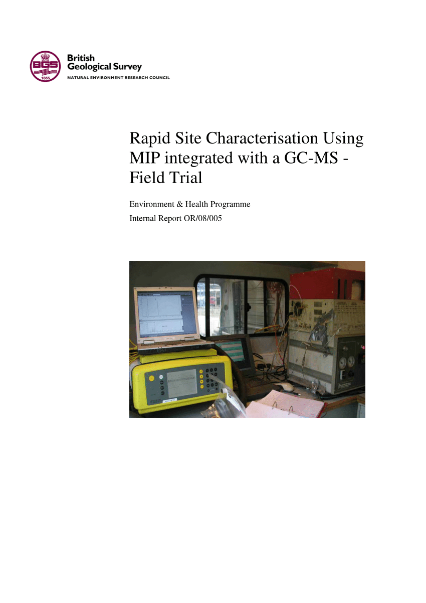 PDF) Rapid site characterisation using MIP integrated with a GC-MS ...