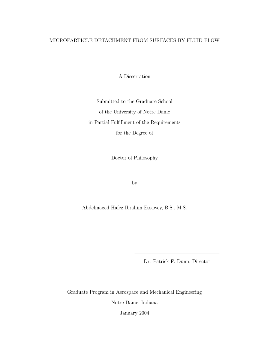 PDF) Microparticle Detachment from Surfaces by Fluid Flow