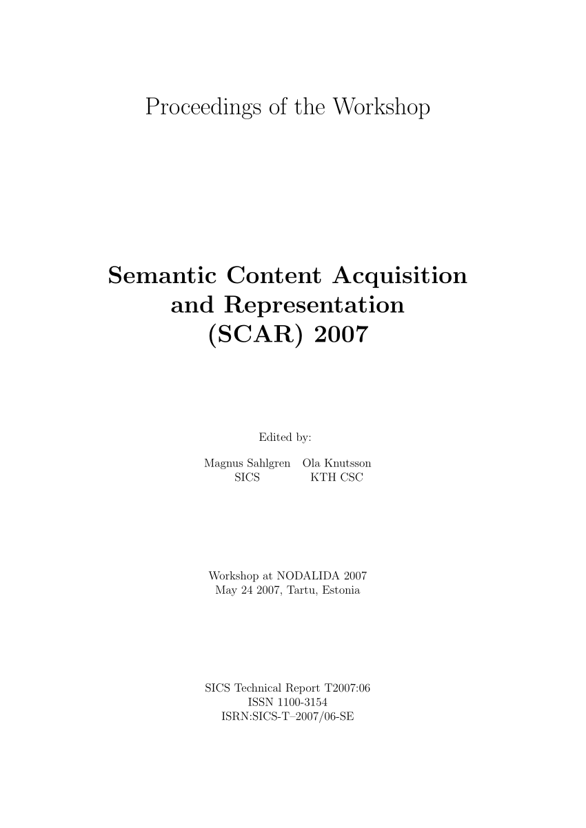 PDF) Proceedings of the Workshop Semantic Content Acquisition and ...