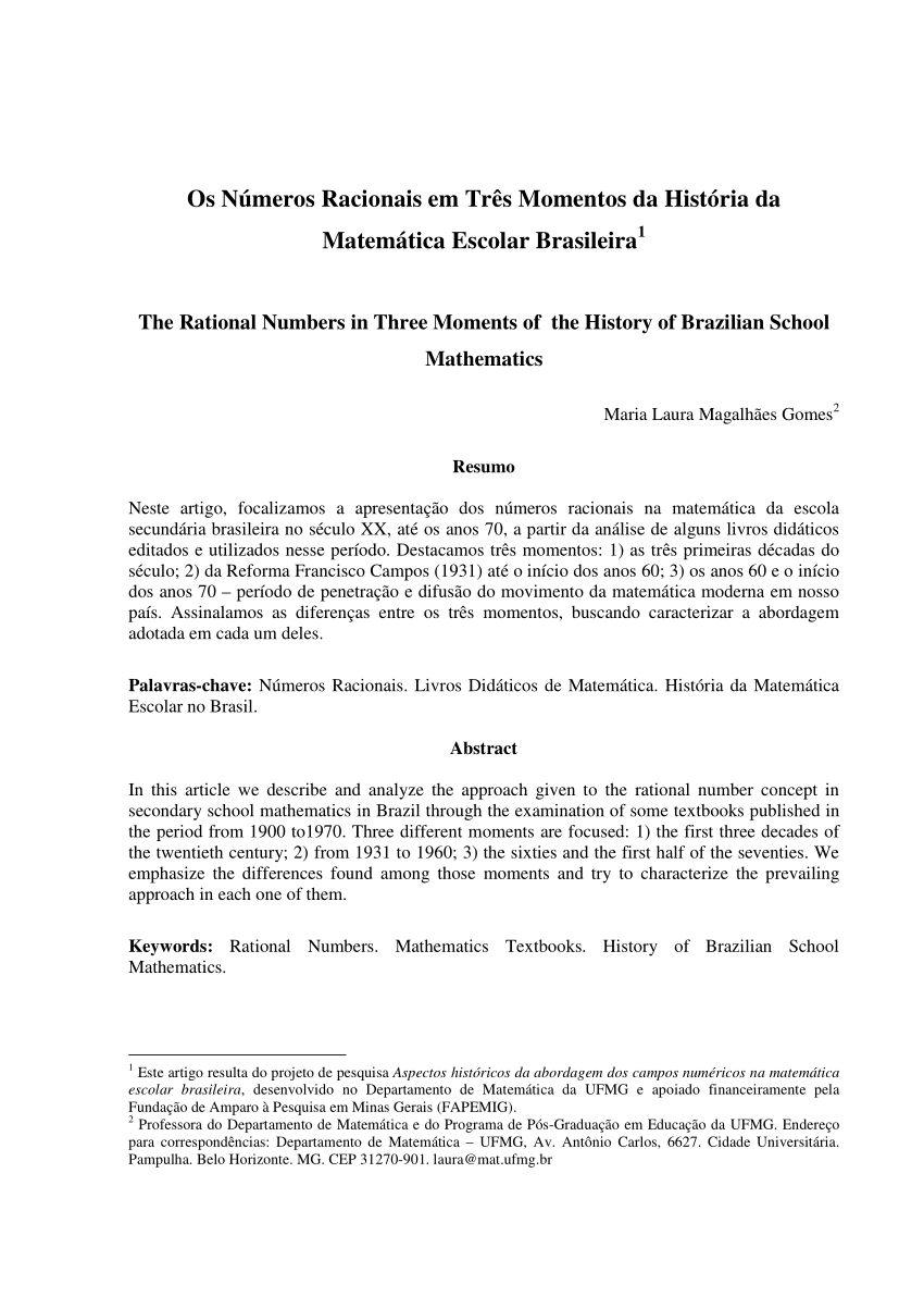 Texto os números nas origens da matemática