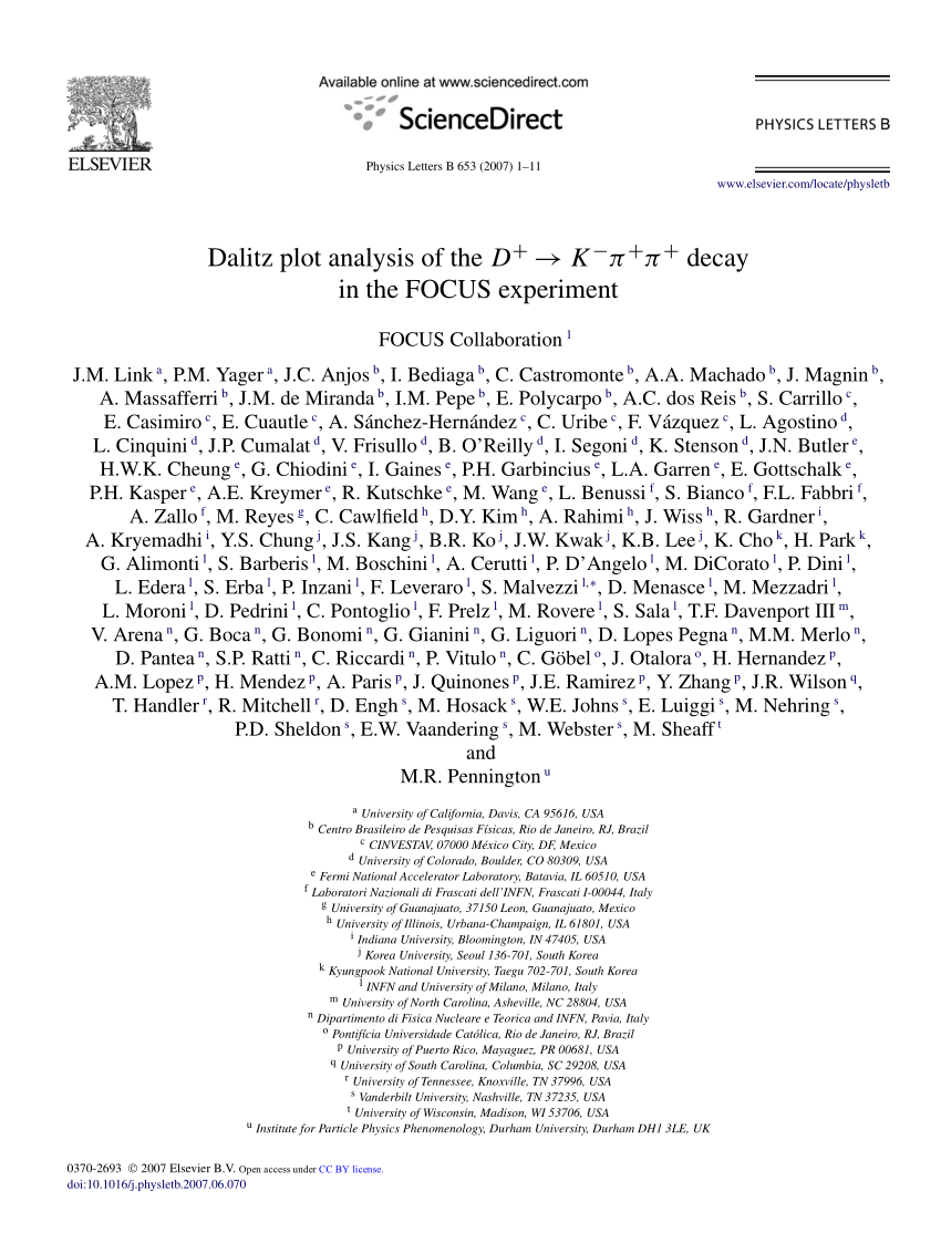Pdf Dalitz Plot Analysis Of The D K P P Decay In The Focus Experiment