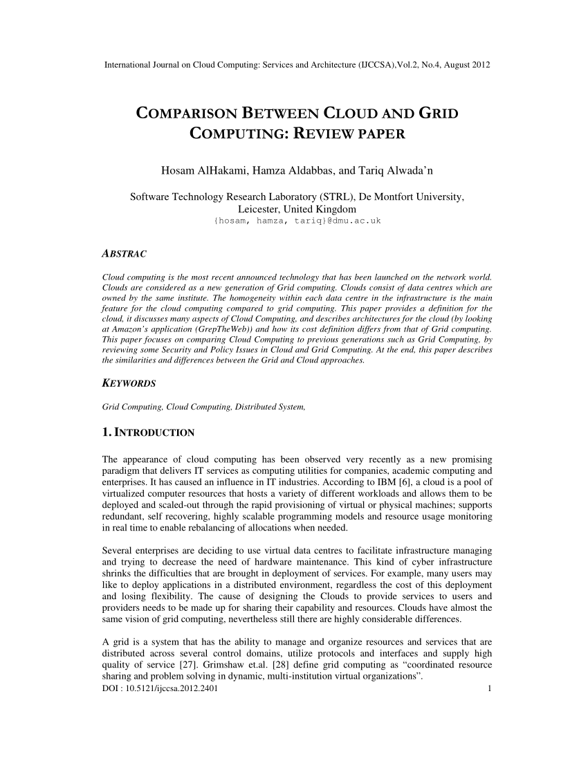 grid computing research paper pdf