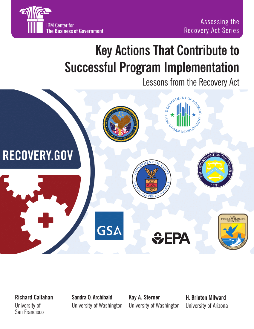 (PDF) Key Actions that Contributed to the American Recovery and
