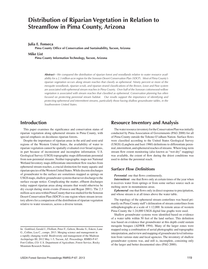 usda forest service research paper