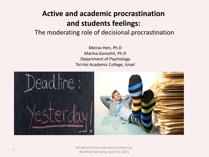 what are the research questions for academic procrastination