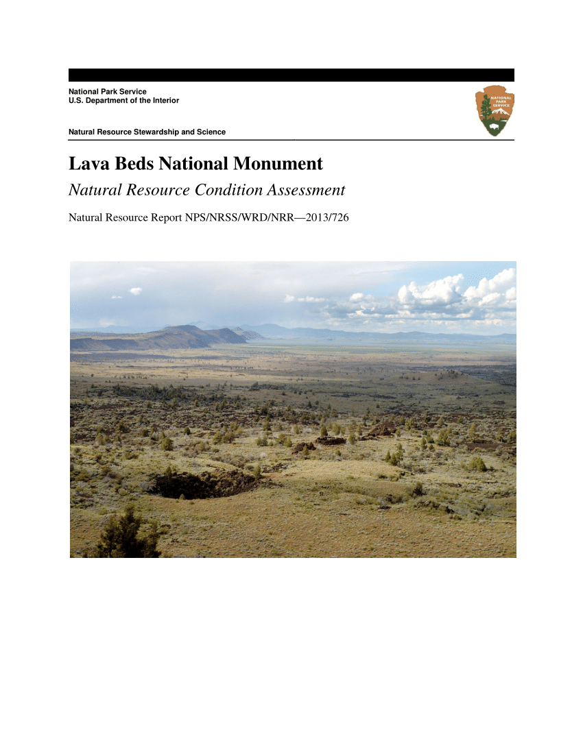 PDF Lava Beds National Monument: Natural Resource Condition
